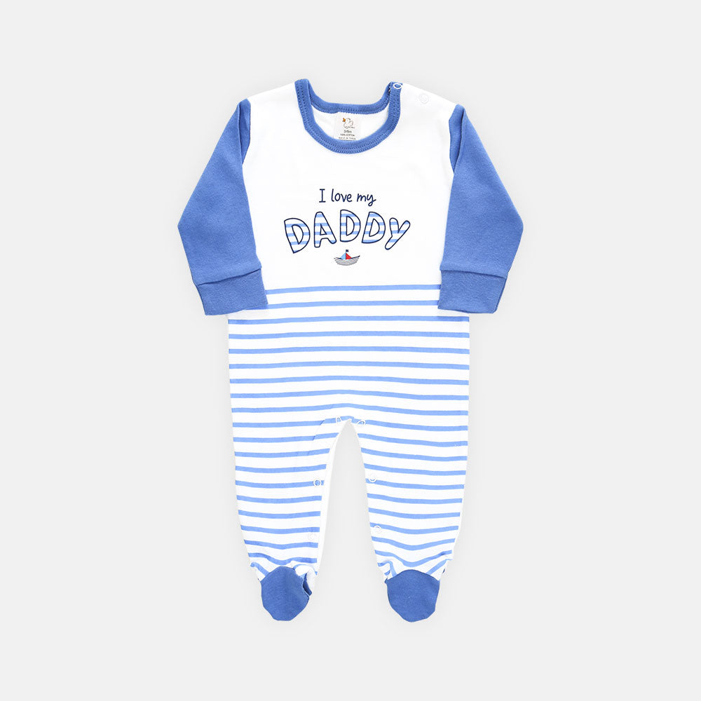 ROMPER BOYS PK-3 I LOVE DAD & SAIL