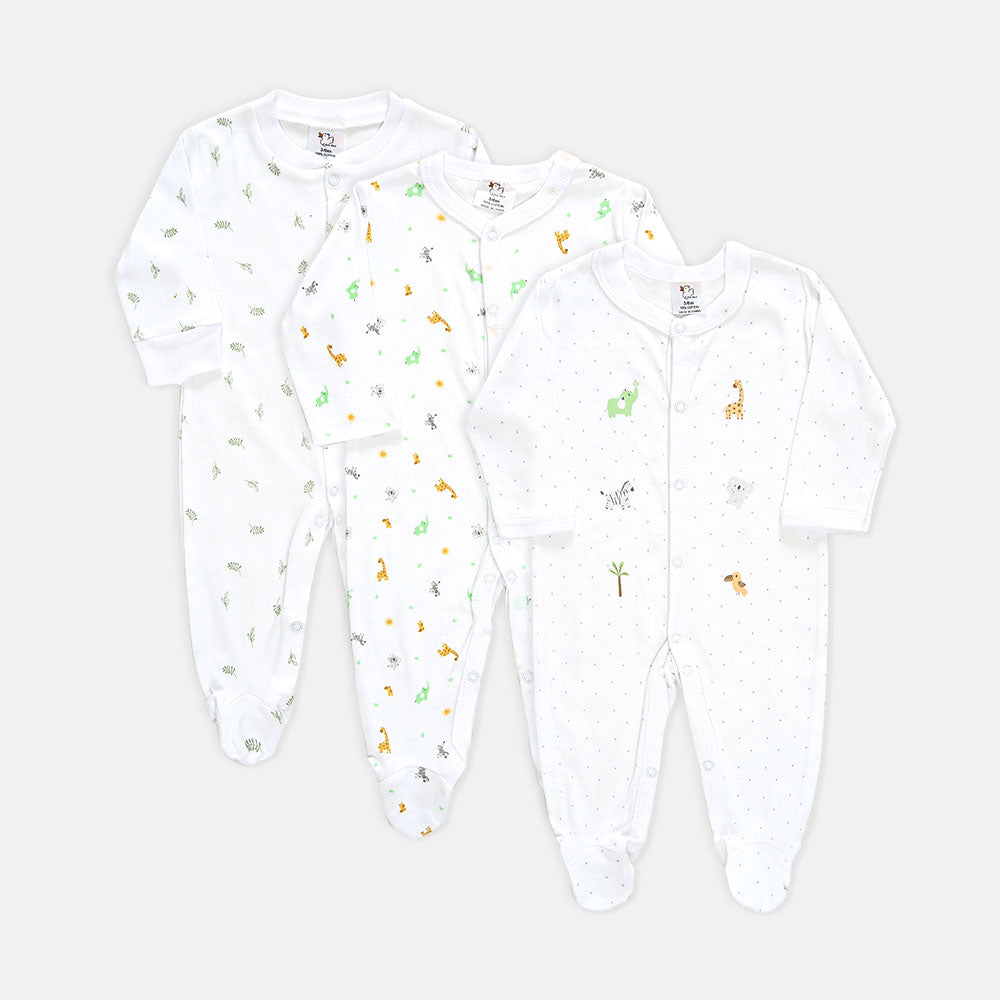 ROMPER BOYS PK-3 ZOO & LEAFY
