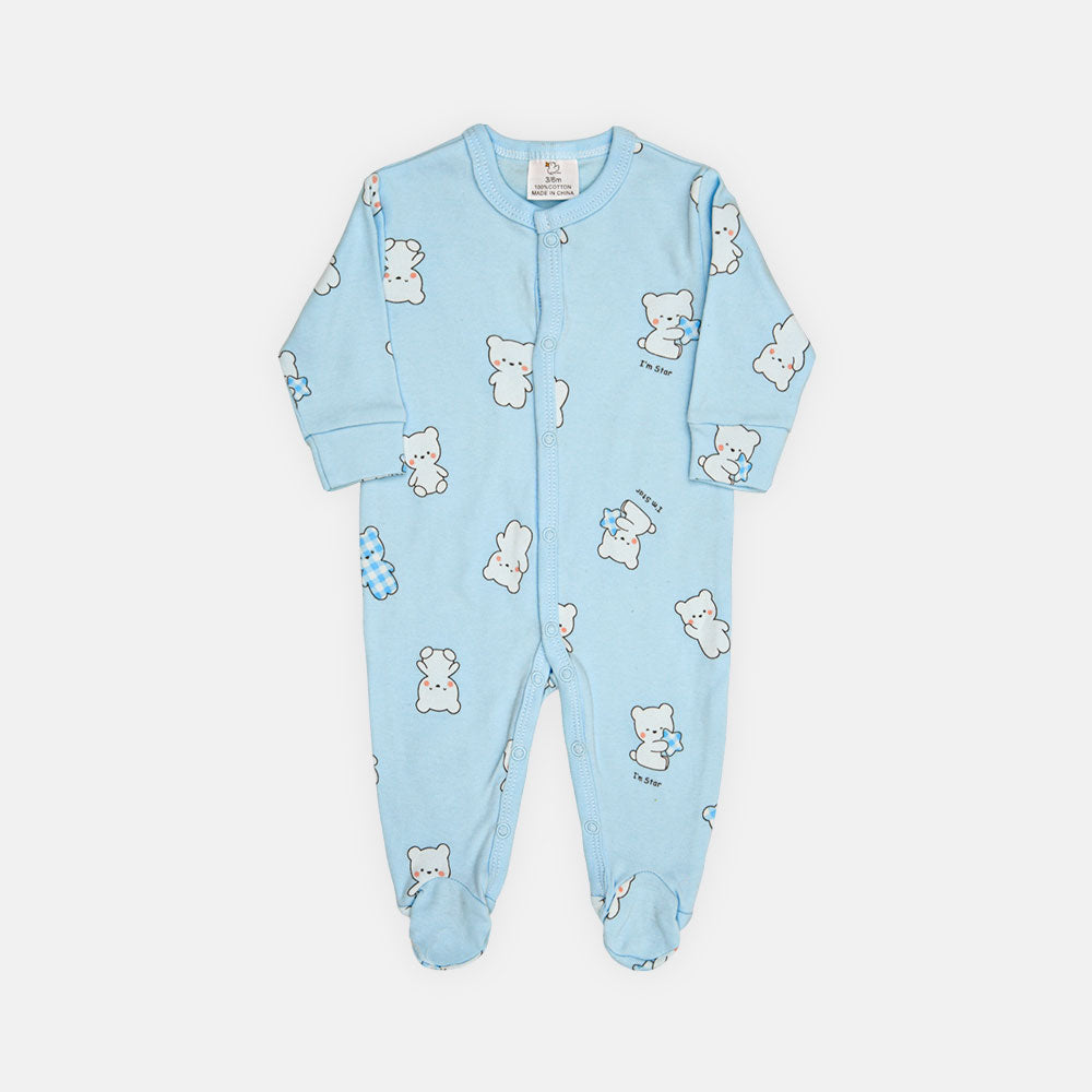 ROMPER BOYS PK-3 TEDDY BEAR PRINT