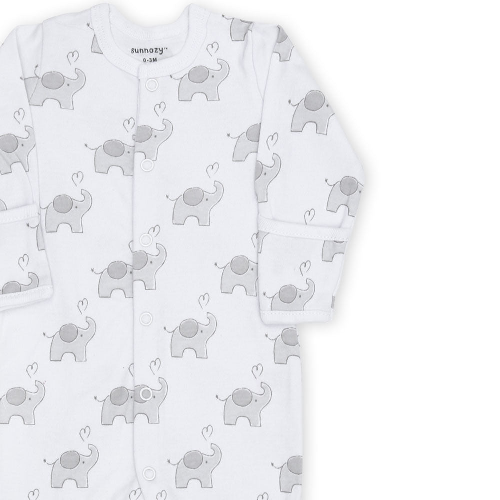 ROMPER BOY PK-3 GREY ELEPHANT