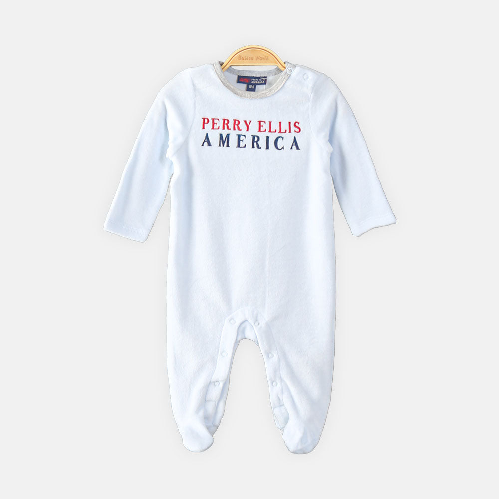 BOY ROMPER SKY BLUE PERRY ELLIS THEME