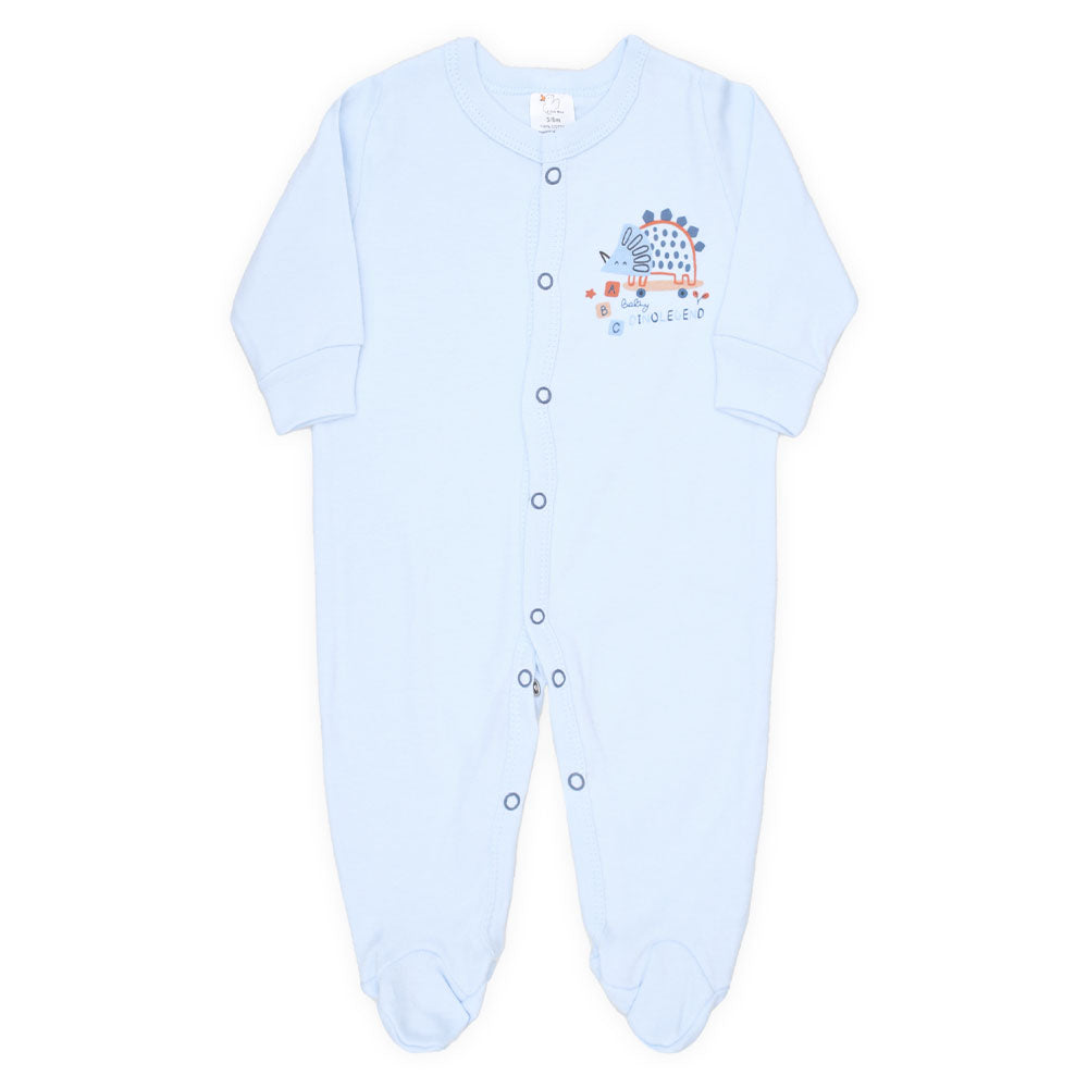 ROMPER BOYS PK-3 BLUE DINO LEGEND