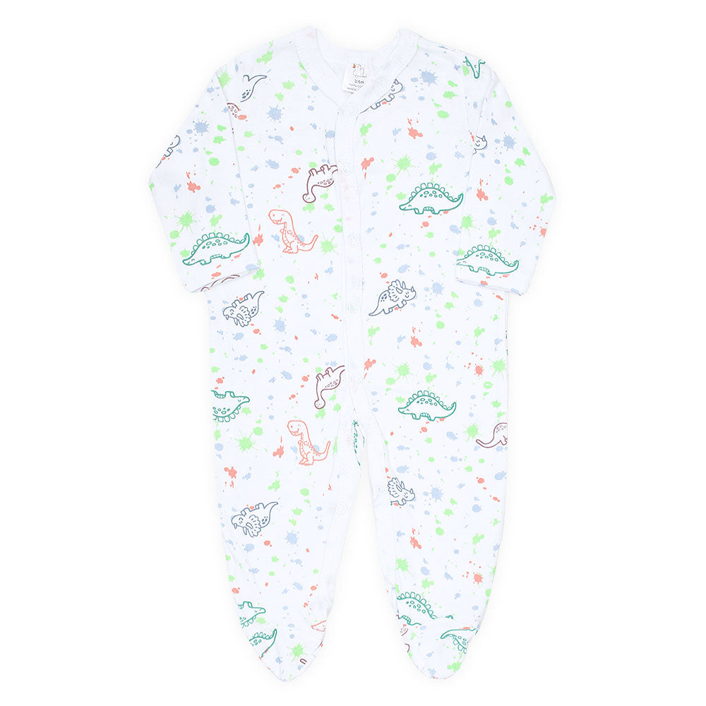 ROMPER BOYS PK-3 BLUE DINO LEGEND