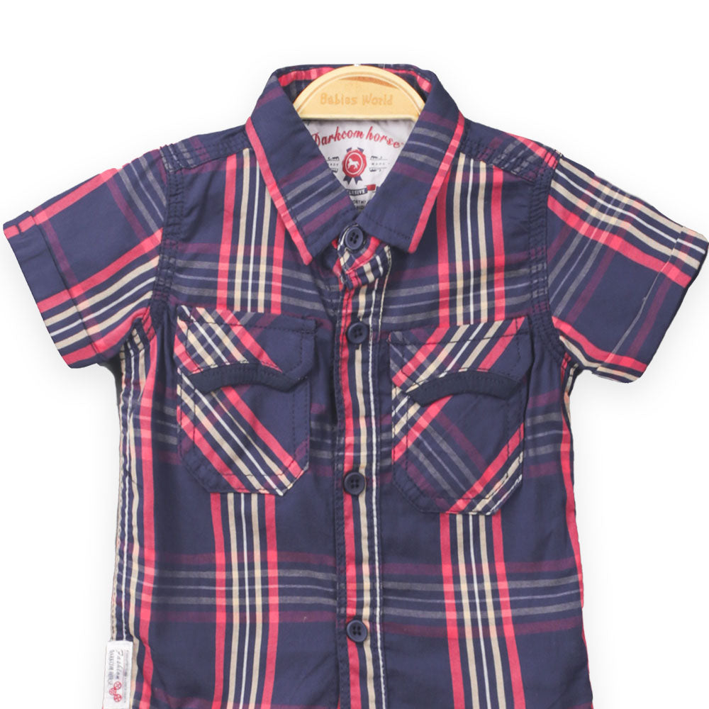 BOY SHIRT RED CHECKERED