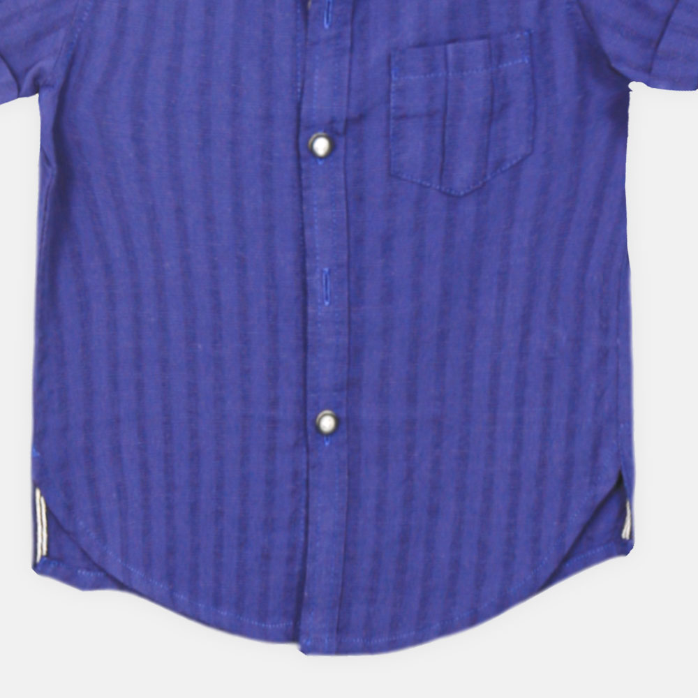 BOY SHIRT BLACK BUTTON-DOWN