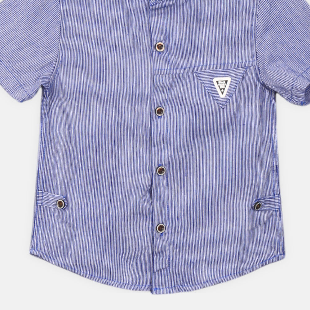 BOY SHIRT BLUE STRIPED