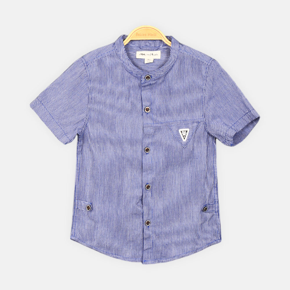BOY SHIRT BLUE STRIPED