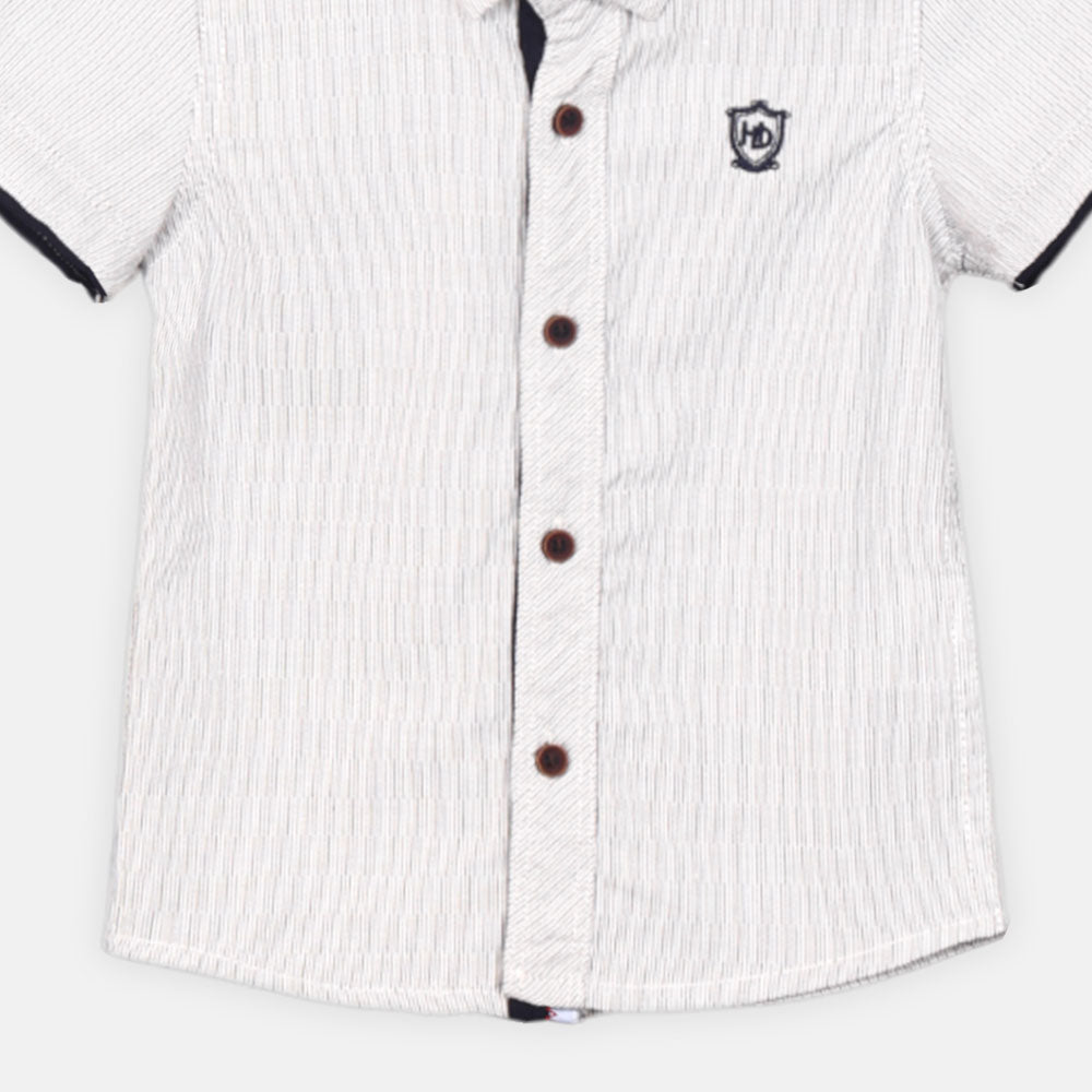 BOY SHIRT WHITE STRIPED