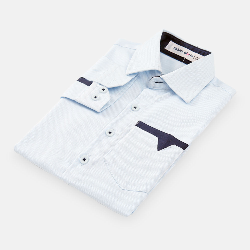 BOY SHIRT SKY BLUE