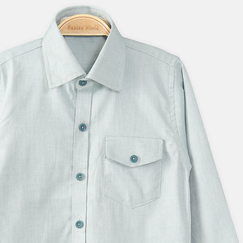 BOY SHIRT LIGHT GREEN