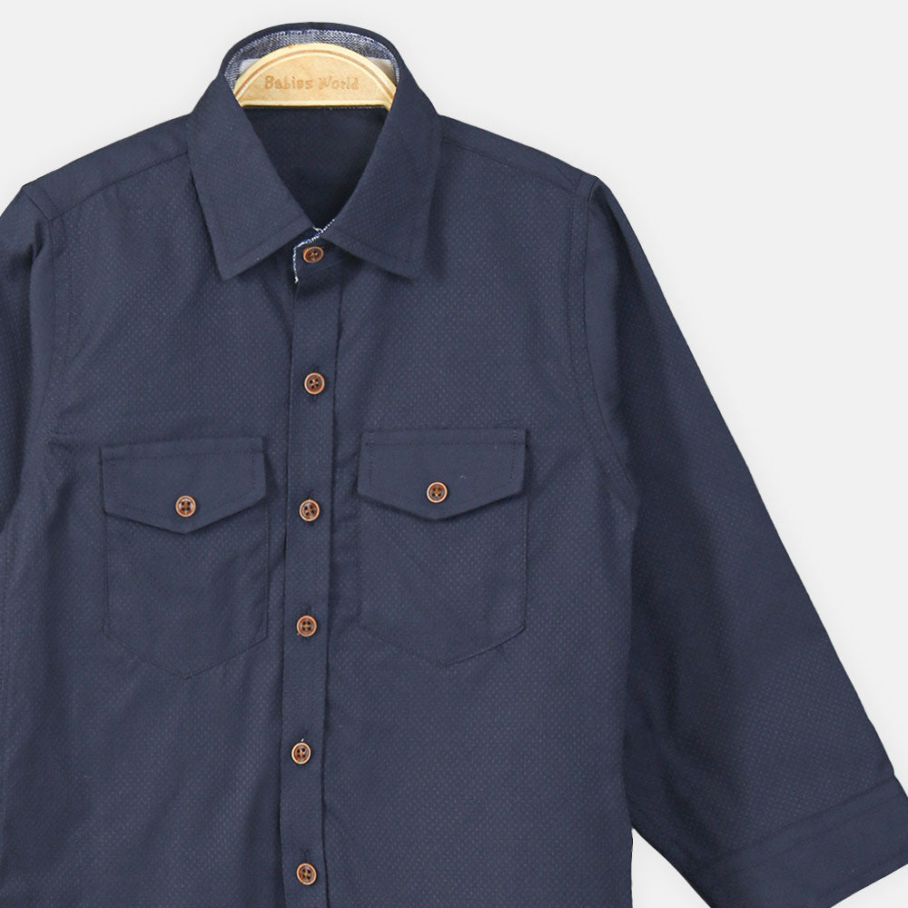 BOY SHIRT DARK BLUE