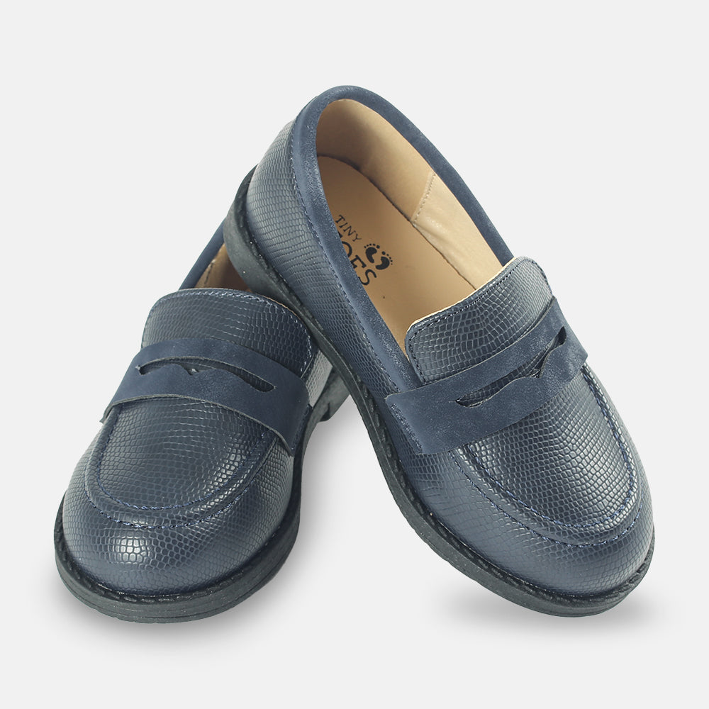 BOY SHOES NAVY