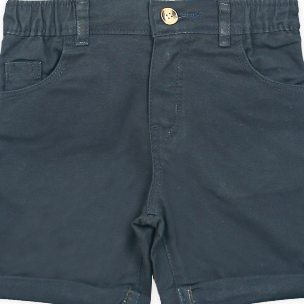 BOY SHORT BLUE STRETCHABLE