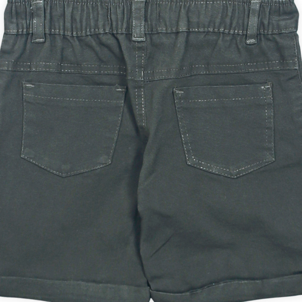 BOY SHORT GREY STRETCHABLE