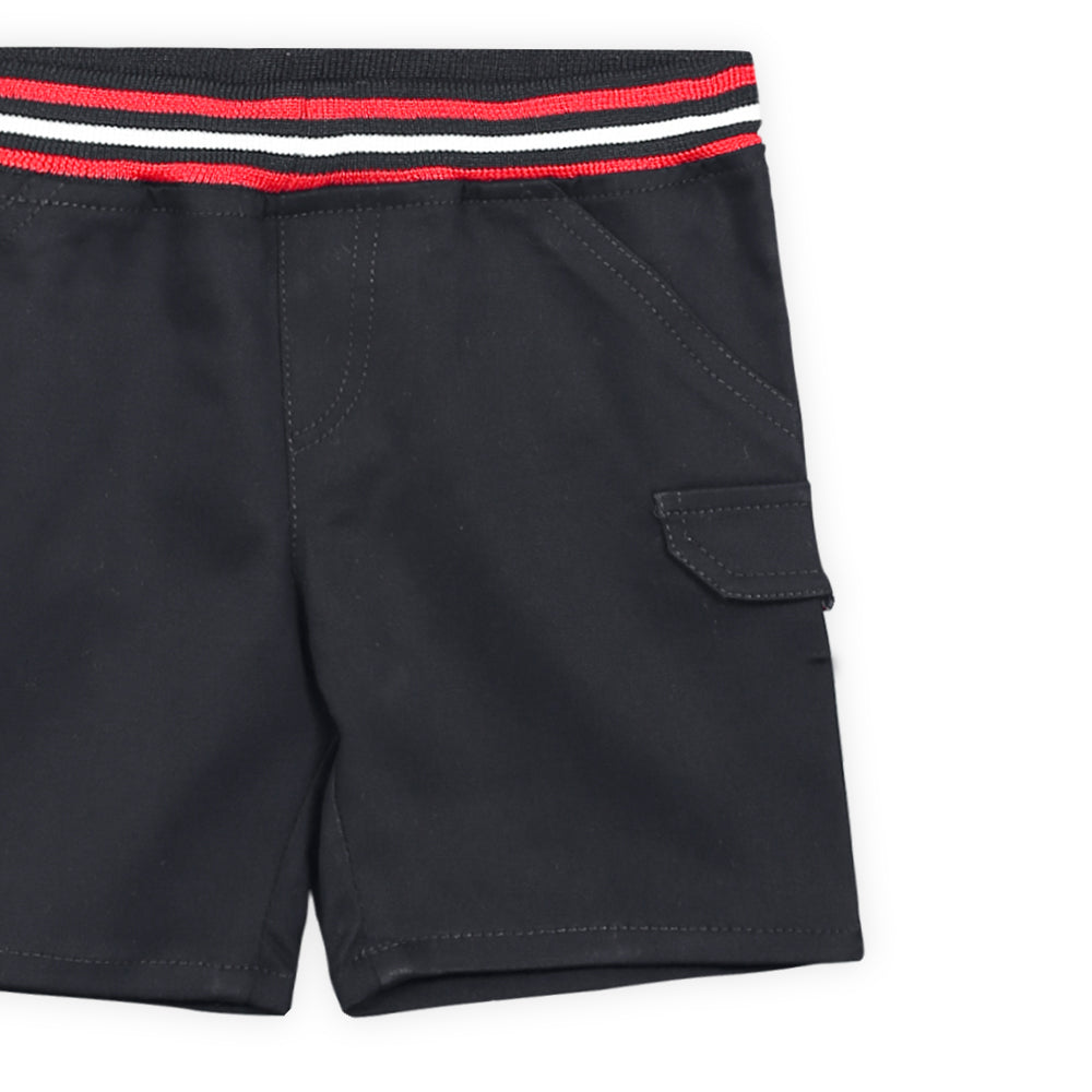 BOY SHORT BLACK ELASTICBAND