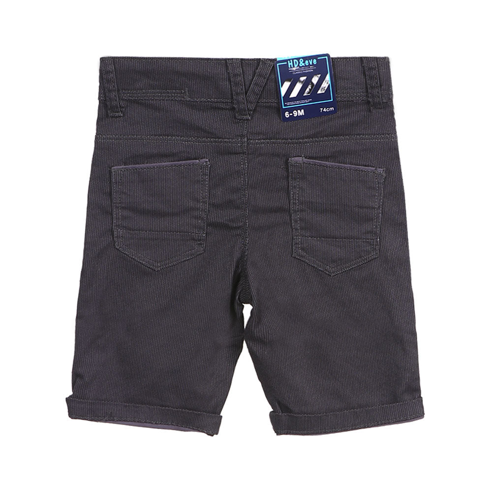 BOY SHORT GREY PATTERNED