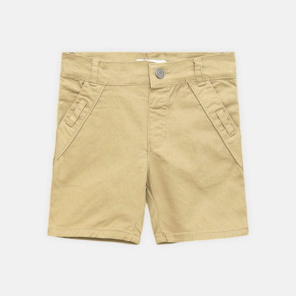 BOY SHORT KHAKI DENIM