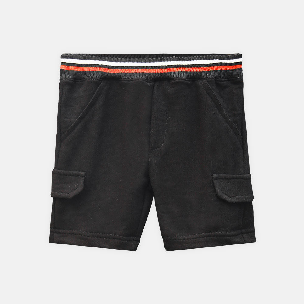 BOY SHORT TERRY BLACK JERSEY