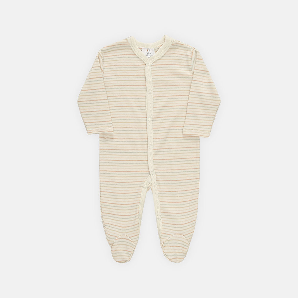 SLEEP SUIT BOY WHITE BEAR