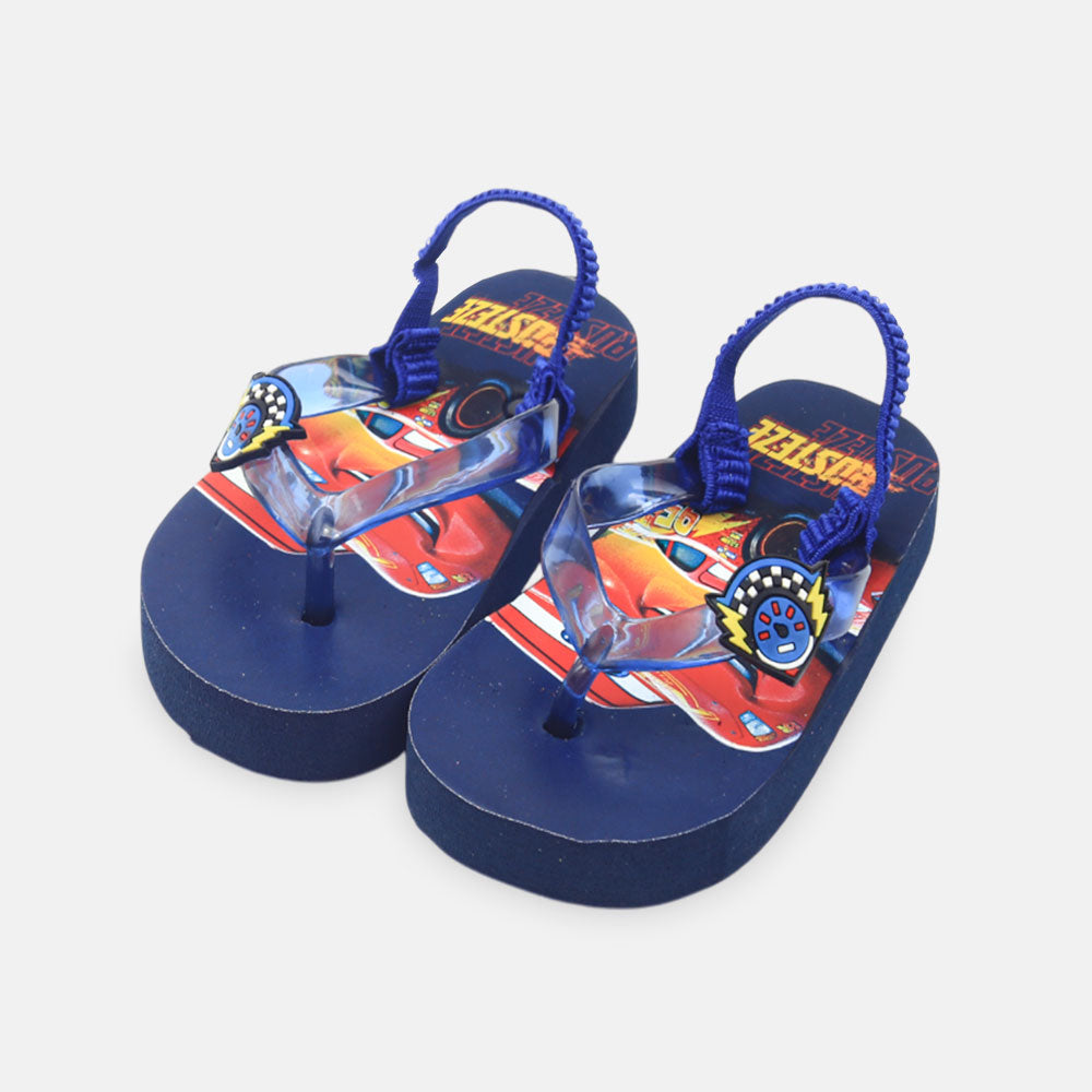 BOY RUBBER SANDAL CARS LIGHTNING MCQUEEN
