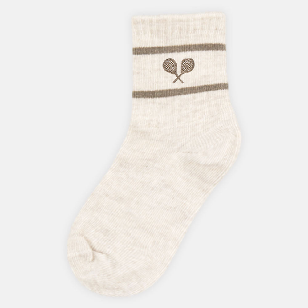 BOY SOCKS RACKET SPORT BEIGE