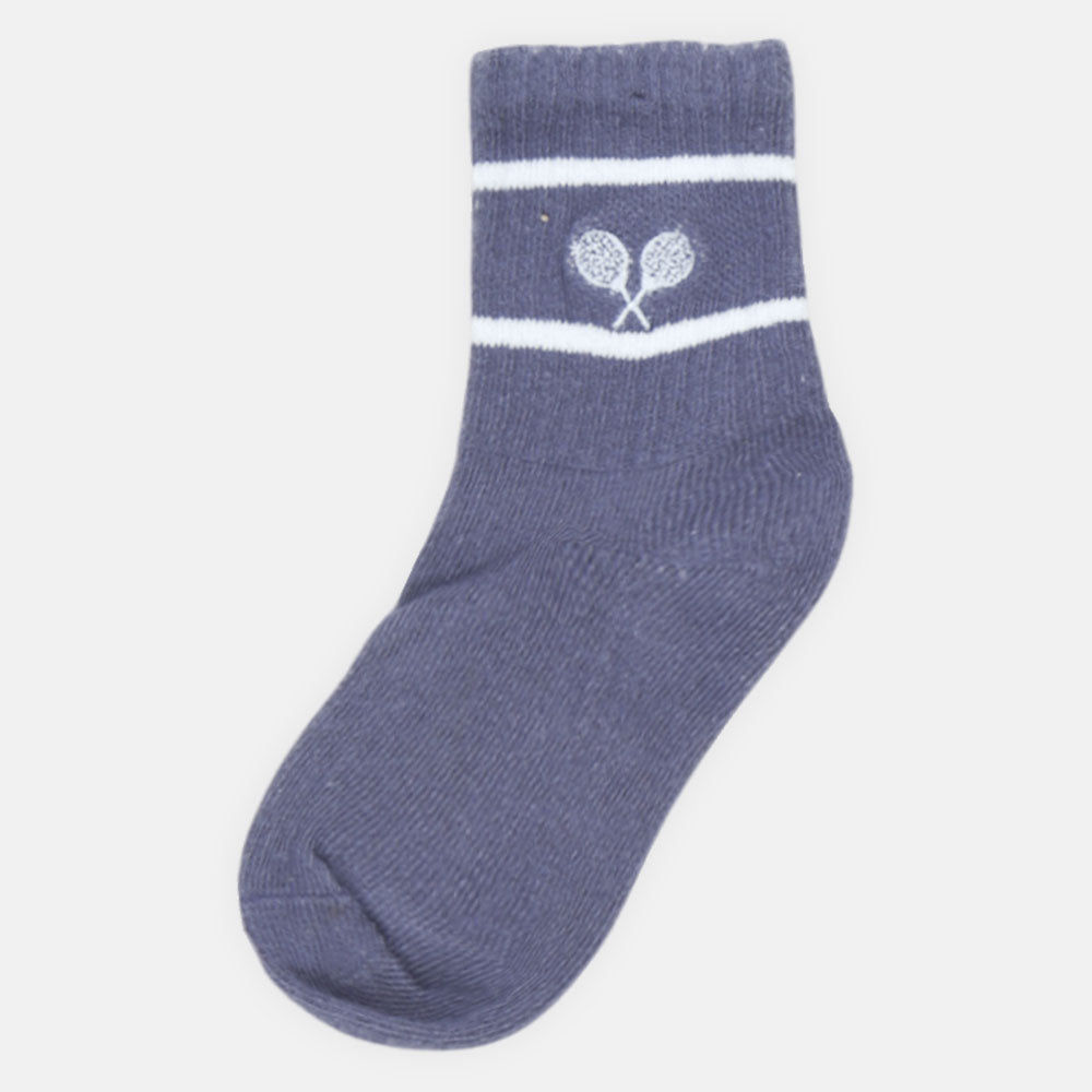 BOY SOCKS RACKET SPORT GREY