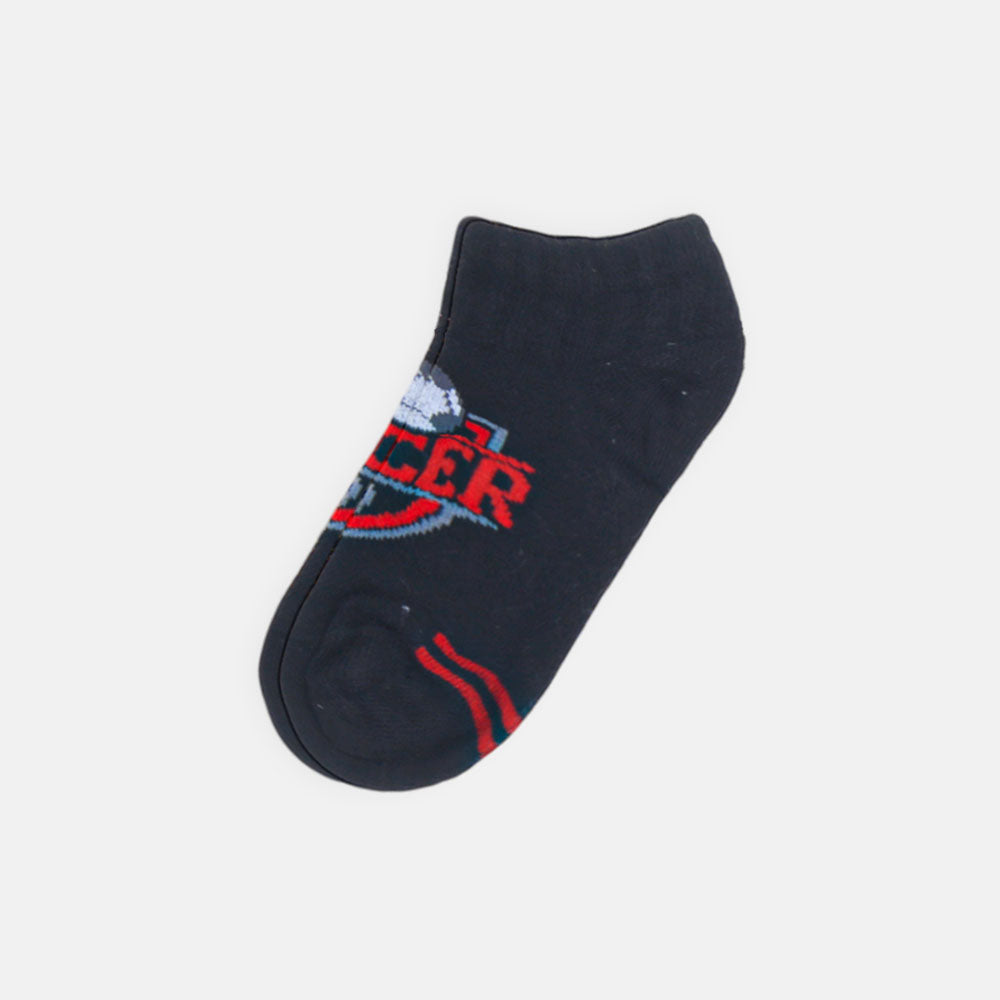 BOY SOCKS SOCCER BLACK