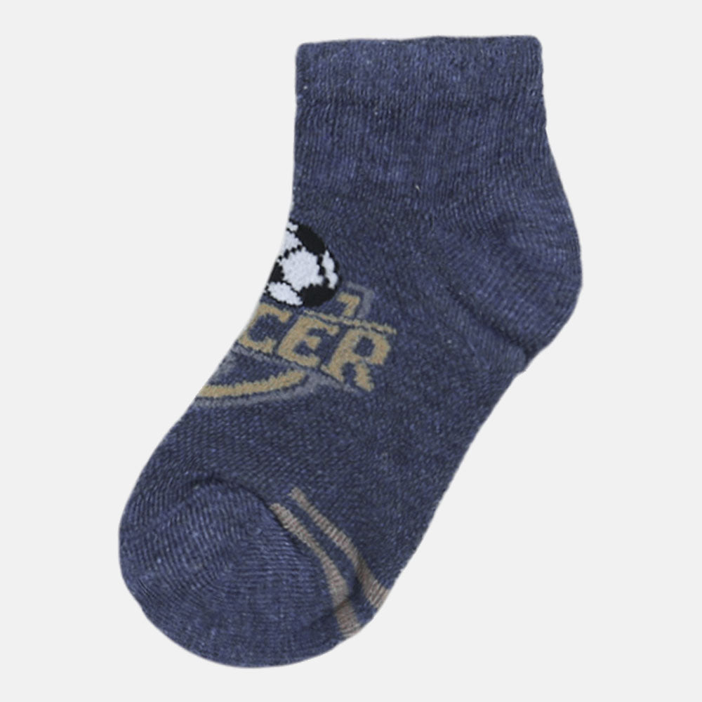 BOY SOCKS SOCCER BLUE