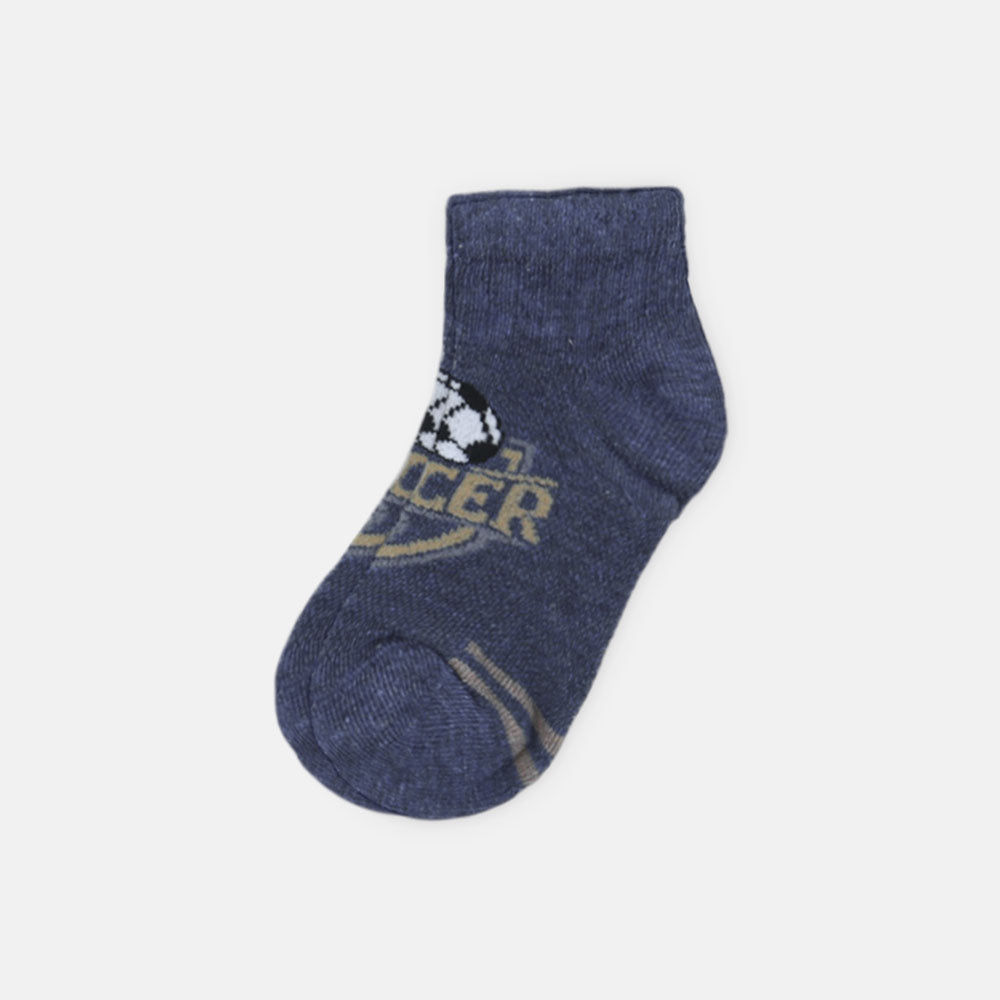 BOY SOCKS SOCCER BLUE