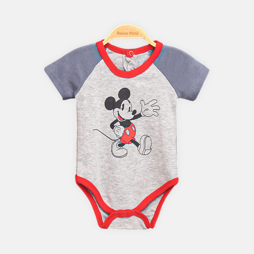 BOY SUIT MICKEY MOUSE ROMPER SET – 3 PIECE