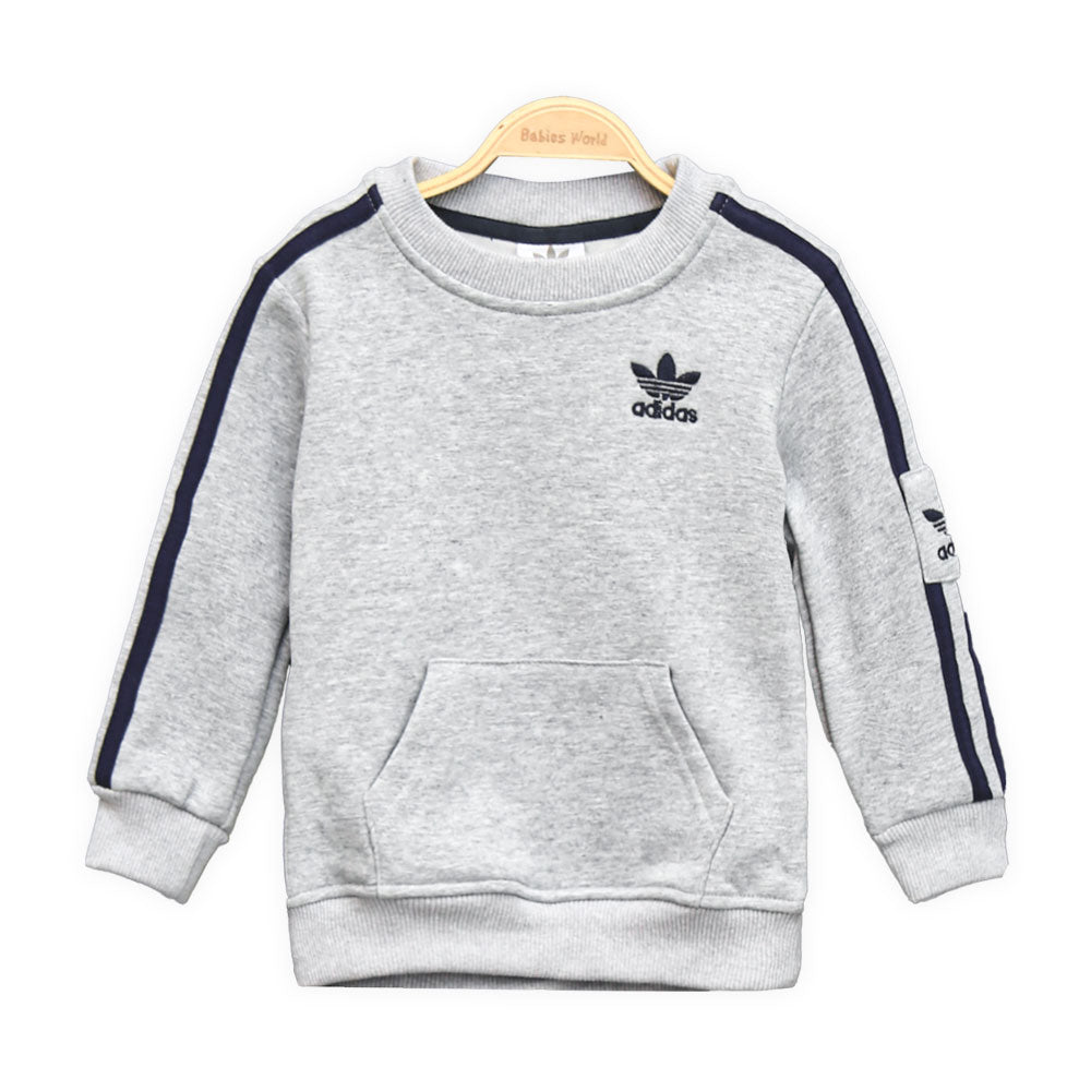 BOY SUIT GREY ADIDAS