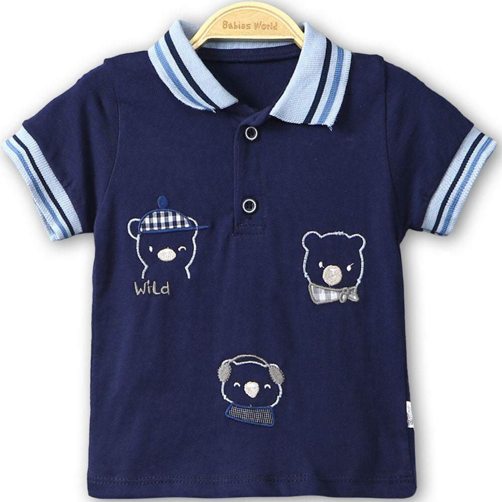 BOY SUIT NAVY TEDDY