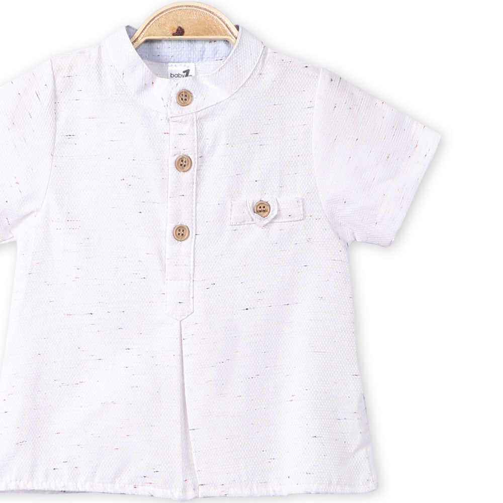 BOY SUIT WHITE PRINTED