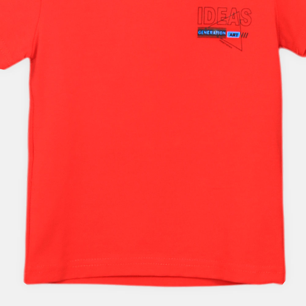 BOY T-SHIRT RED IDEAS