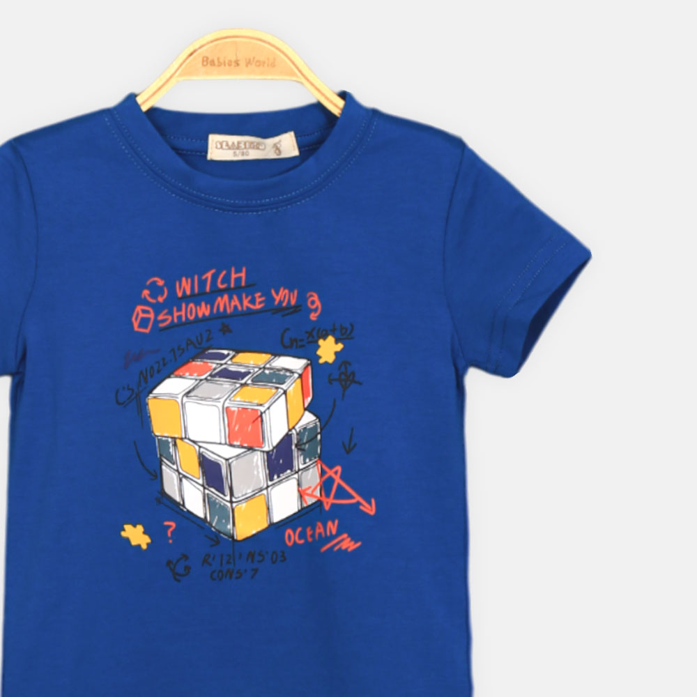 BOY T-SHIRT NAVY BLUE