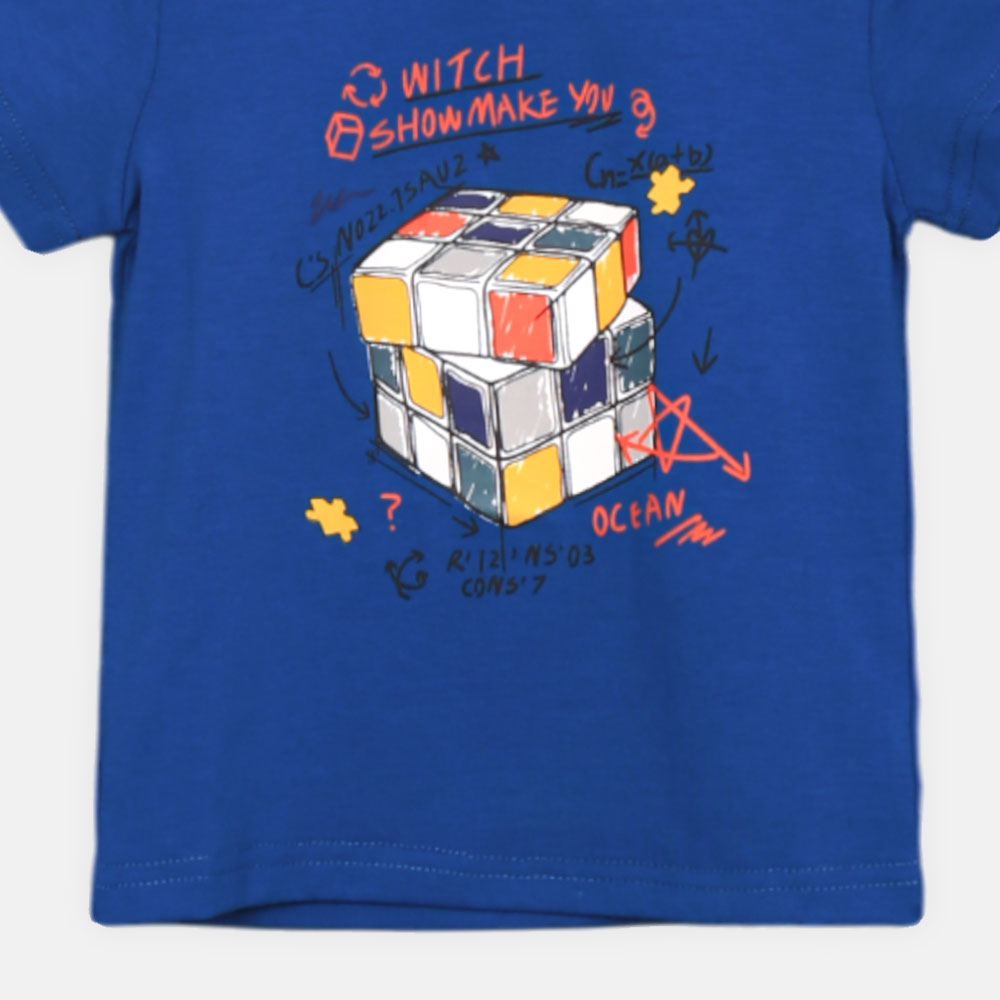 BOY T-SHIRT NAVY BLUE