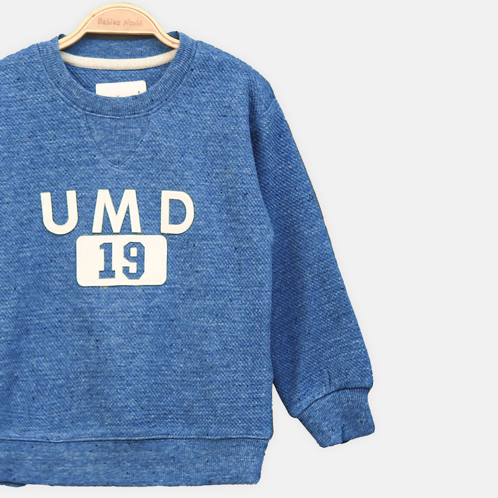 BOY T-SHIRT UMD 19 KNIT SWEATSHIRT BLUE
