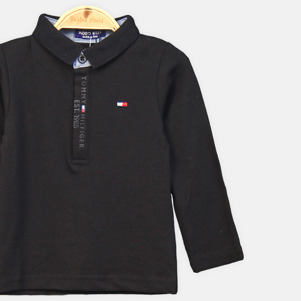 BOY T-SHIRT TOMMY HILFIGER BLACK