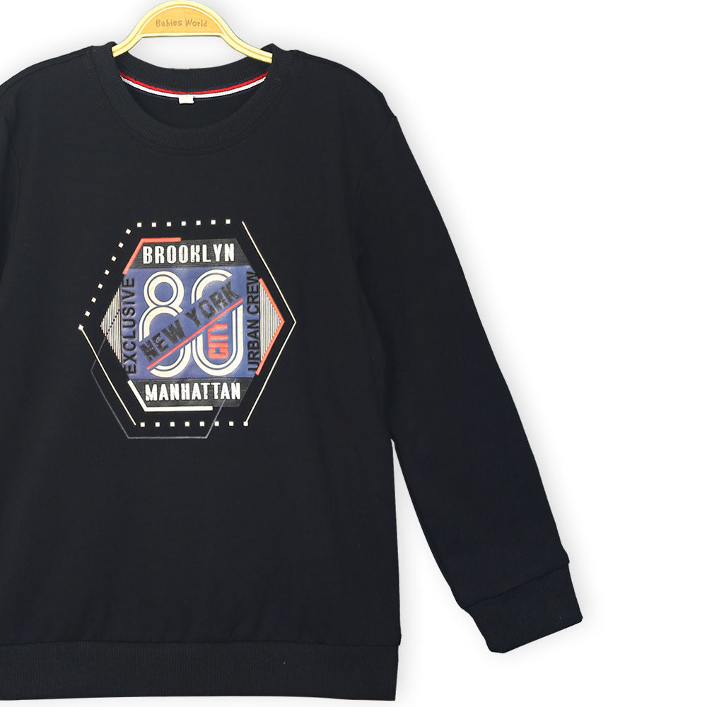 BOY T-SHIRT BLACK NEW YORK CITY