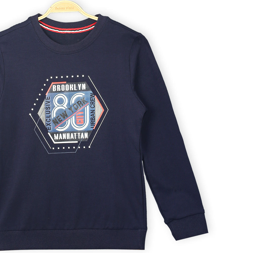 BOY T-SHIRT NAVY NEW YORK CITY