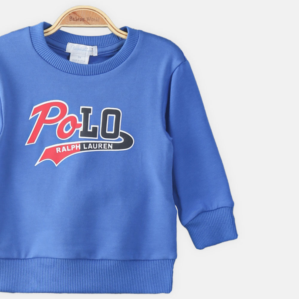 BOY T-SHIRT RALPH LAUREN ROYAL BLUE