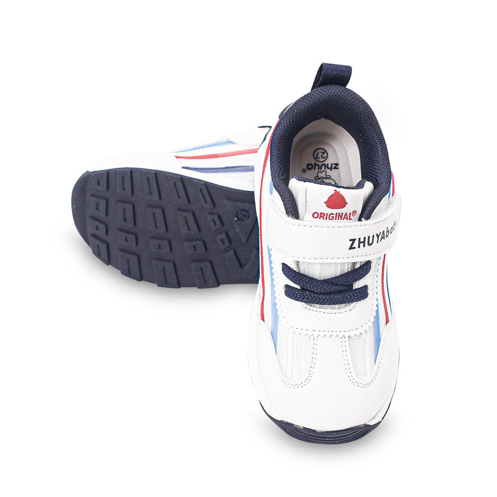 BOY JOGGER WHITE STRIPED