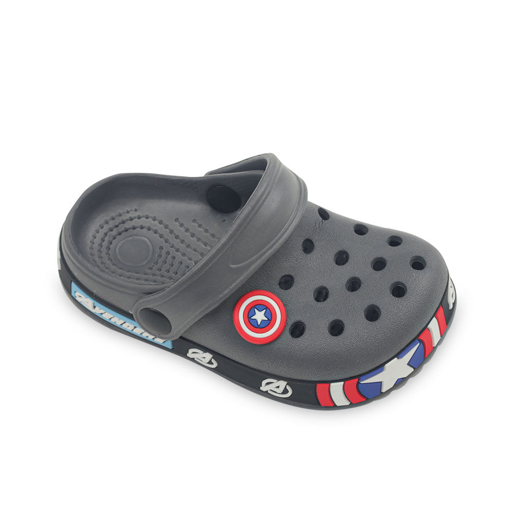 BOY CROCS GREY AVENGERS