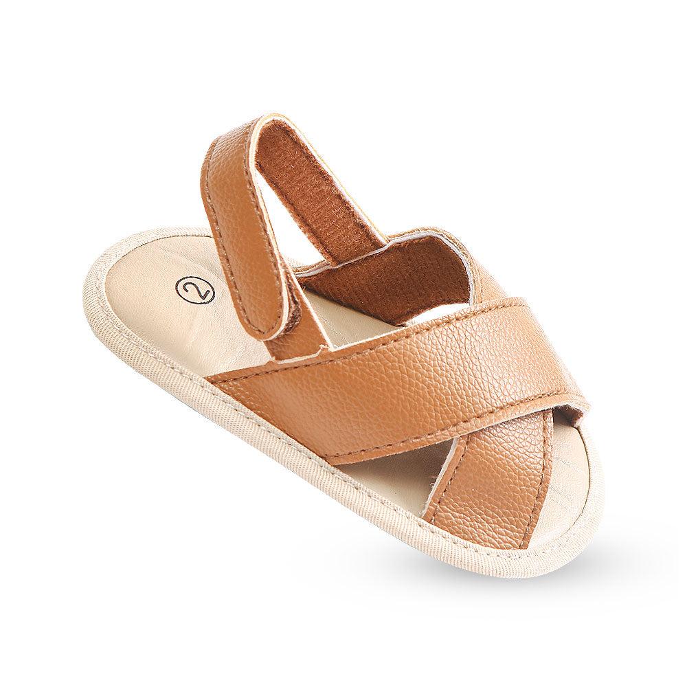 BOY PRE WALKER SANDAL CAMEL
