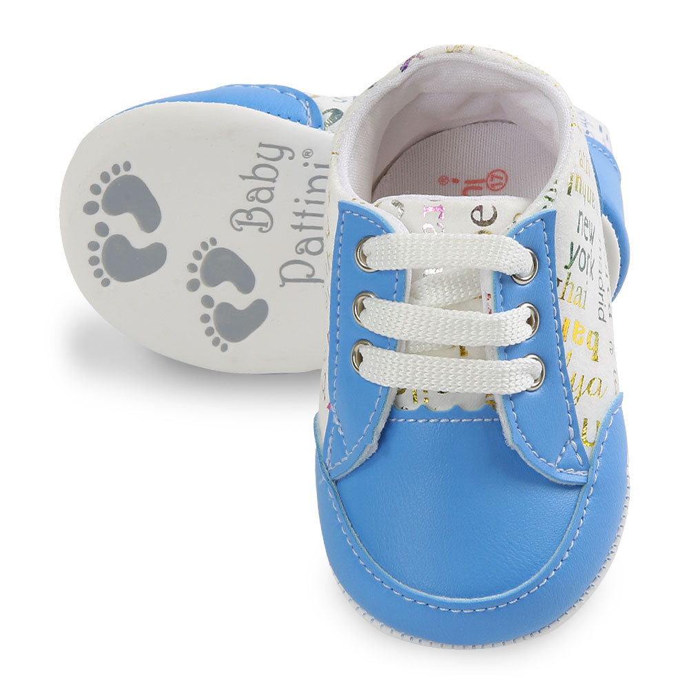 BOY PRE WALKER CERULEAN BLUE FUNKY SNEAKER
