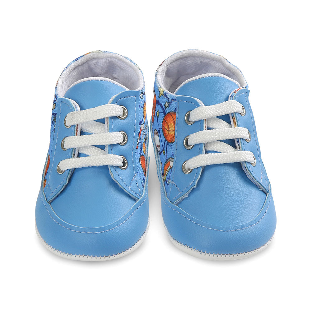 BOY PRE WALKER CERULEAN BLUE SPORTY SNEAKER