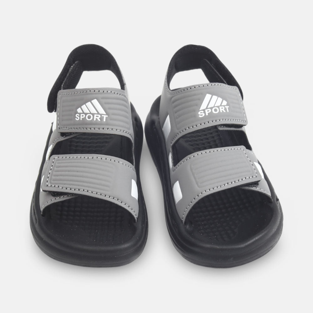 BOY SANDAL GREY & BLACK SPORT