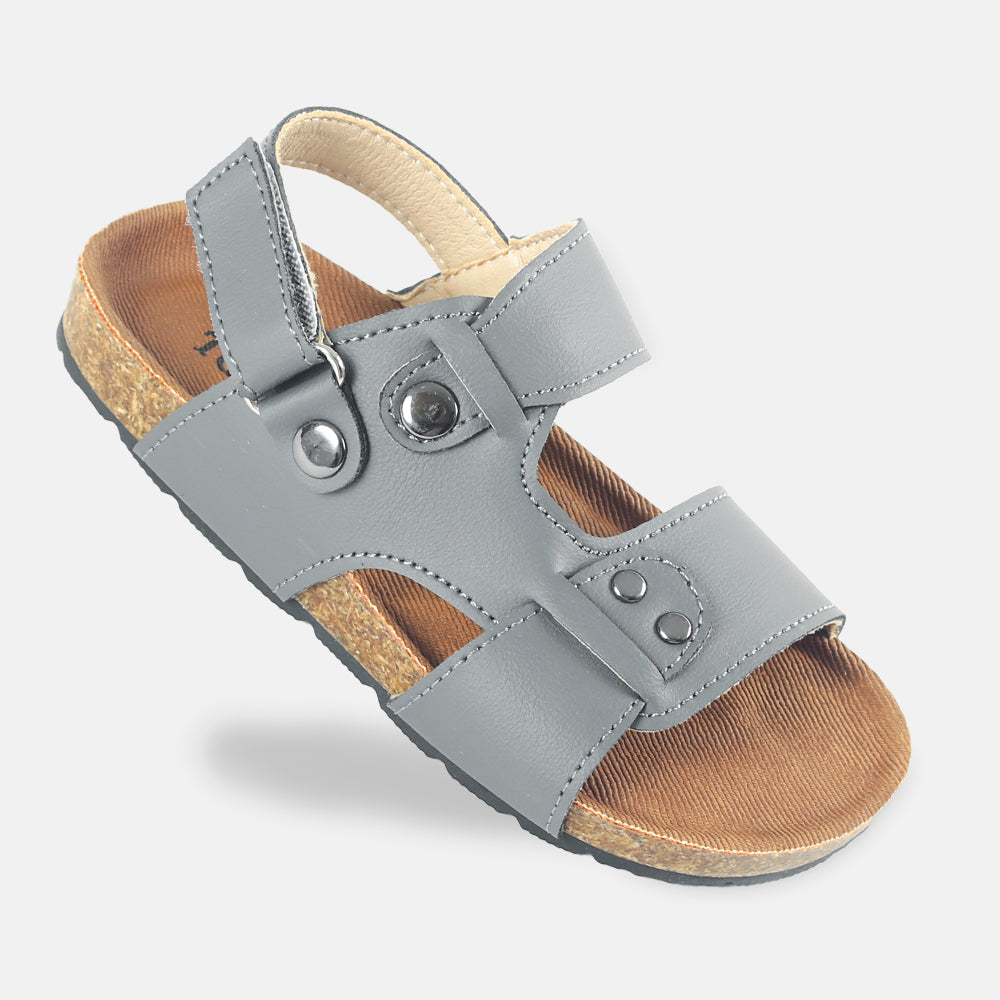 BOY SANDAL GREY CORK-BASE