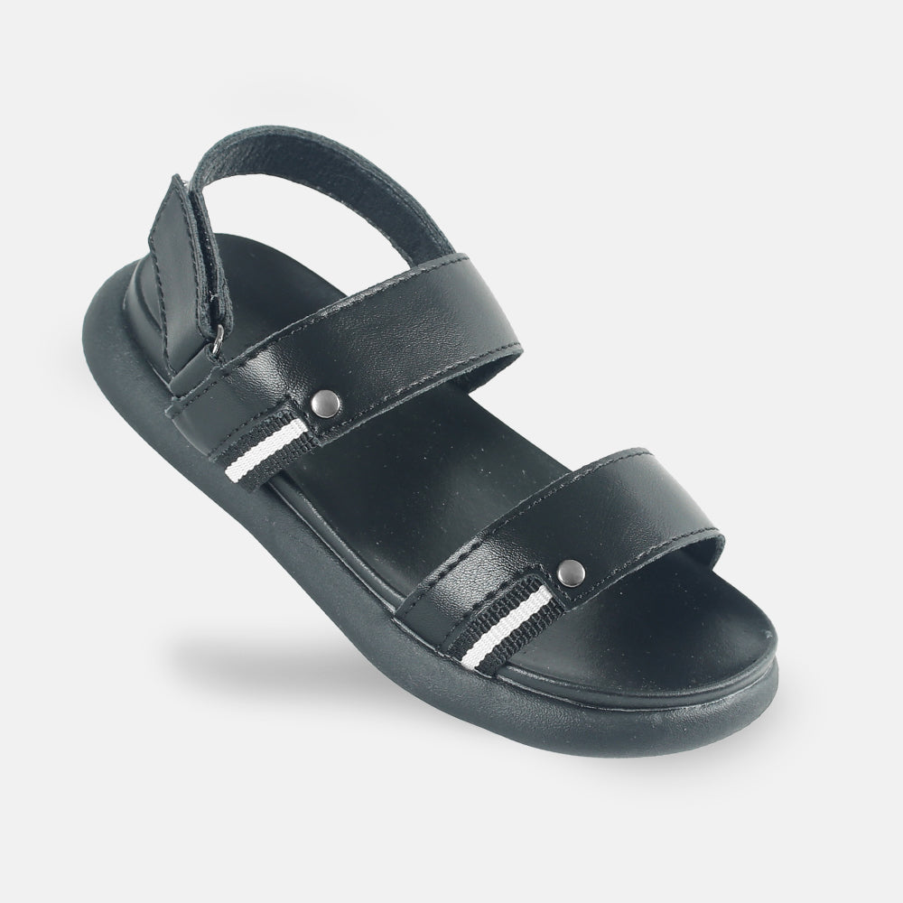 BOY SANDAL BLACK SOFT BASE STRAP