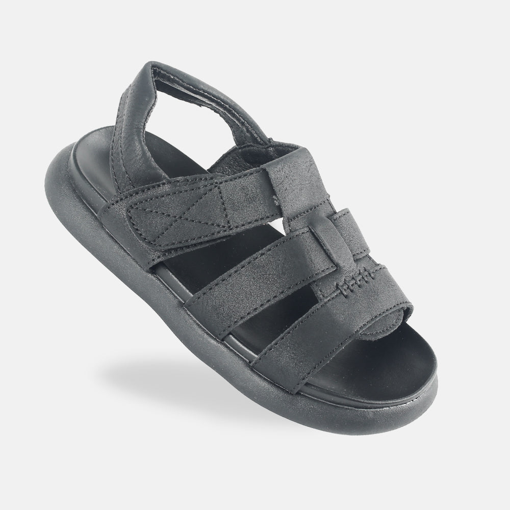 BOY SANDAL BROWN SOFT BASE STRAP